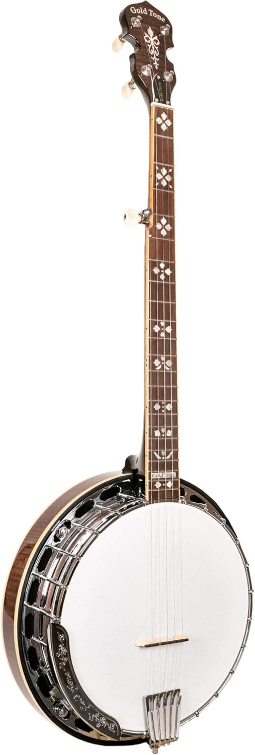 Gold Tone OB-250+TP Orange Blossom Banjo with Tony Pass Schaeffer Rim (Five String, Vintage Mahogany)
