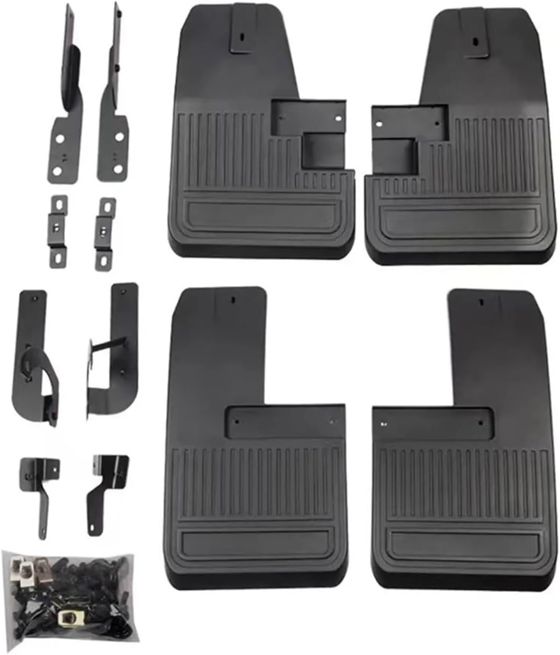 1 Sets Car Mudguard Fender Proof Anti-Dirty Splash Guard Compatible For Ford Bronco 2021 2022 Mudguards 4-Door Replacement Car Accessories