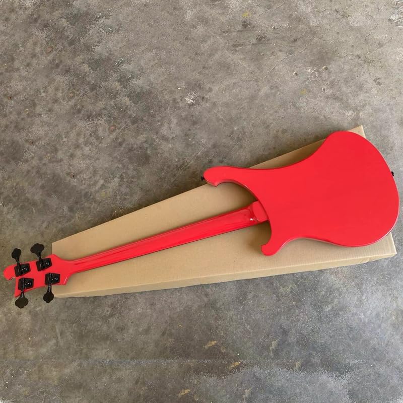 4-String Electric Bass Guitar Black Hardware & Pickguard - Rosewood Fingerboard with Triangle Inlays