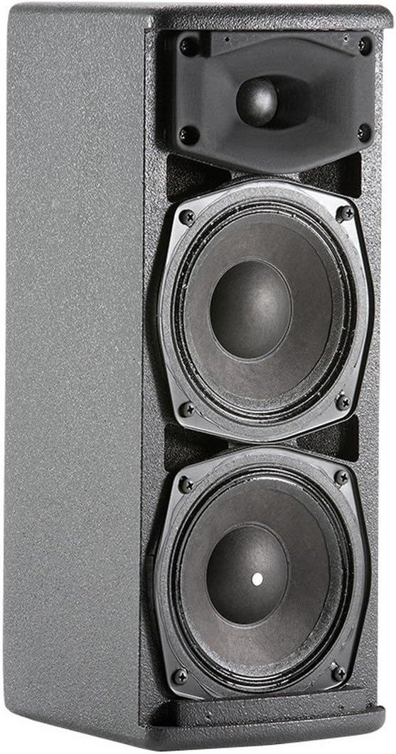 JBL Professional AC25 Ultra-Compact 2-Way Loudspeaker with Dual 5.25-Inch Drivers, Black