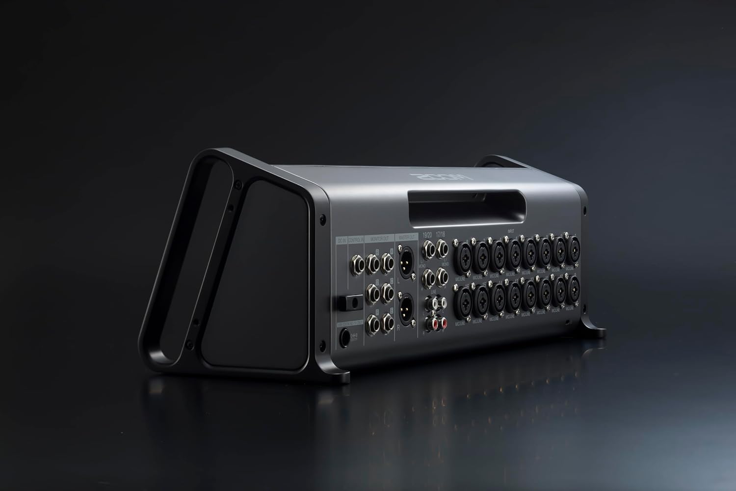 Zoom LiveTrak L-20R Digital Mixer & Multitrack Recorder, Rack Mountable, 20-Input/ 22-Channel SD Card Recorder, 22-in/4-out USB Audio Interface, 6 Customizable Outputs, Wireless iOS Control,Black