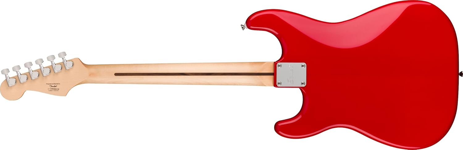 Squire Sonic Stratocaster HT Electric Guitar, Torino Red, Laurel Fingerboard, White Pickguard