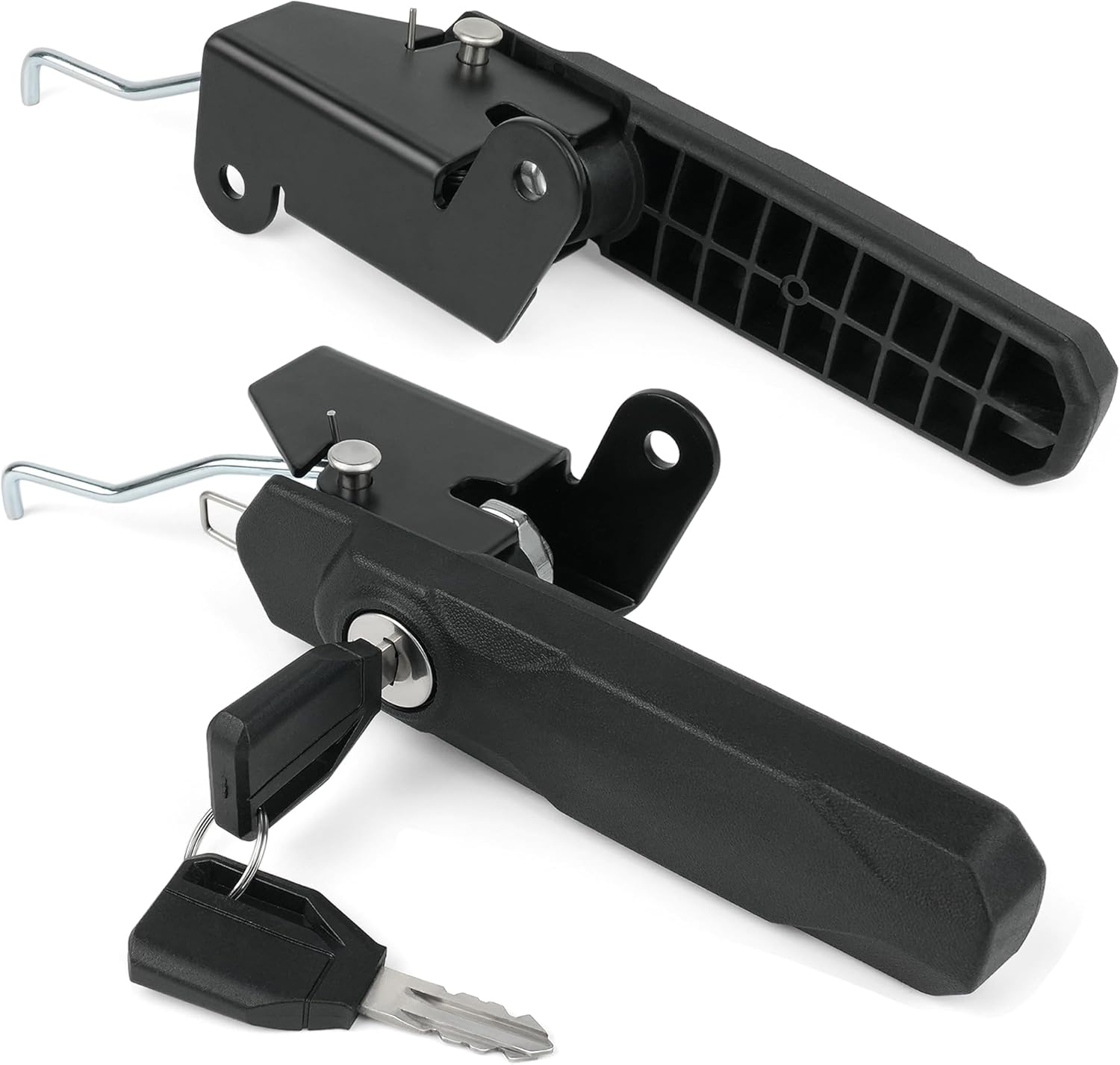 Front Deluxe Cab Full Door Handle Locks UTV Side-by-Side Upgrade Kit 715009951 for Can-Am Defender HD10 HD9 HD8 HD7 Add on 2-Seat Driver & Passenger Side