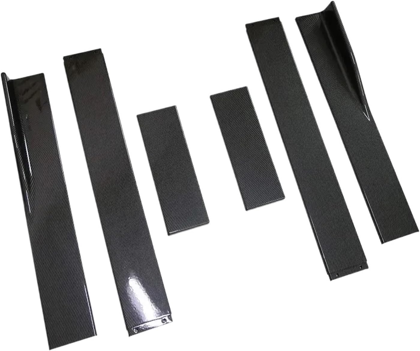 Side Skirts Universal Compatible for Dodge Challenger 2008-2023 Side Skirt Extension Kit Rocker Splitter Winglet Wing Car Accessories 78.7