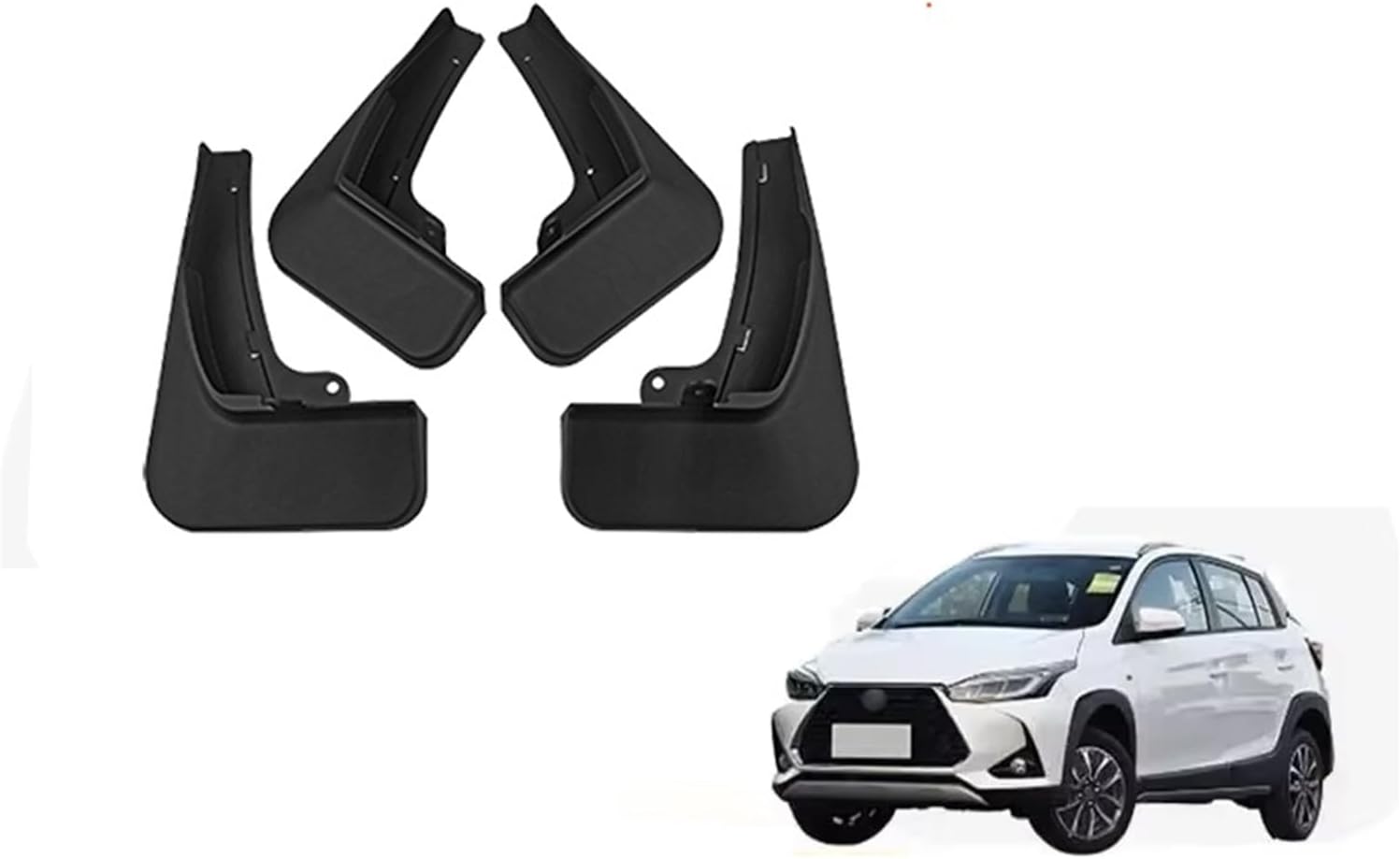 Auto Parts Compatible for Toyota Yaris L X 2020 2021 2022 2023 XP150 Lining Car Fender Anti-Sand Splash Mud Guard Skin Accessories Tools