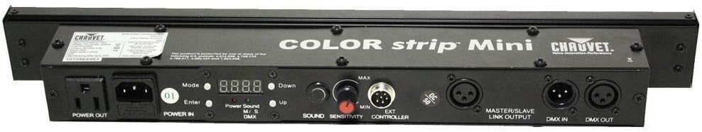 (6) Chauvet COLORSTRIP MINI LED DJ Light Bar Effect Color Strips+DMX Controller