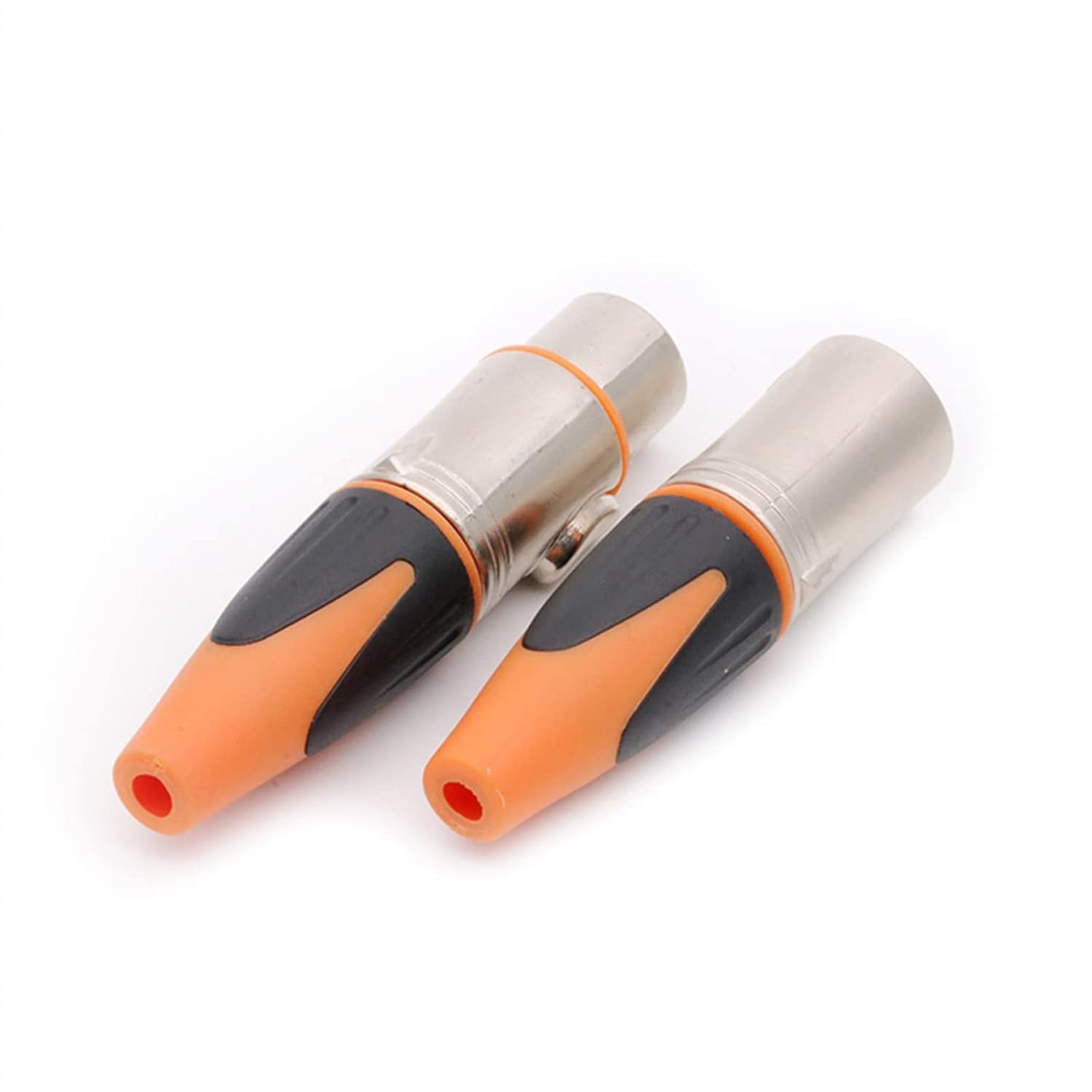 X L R Plug 3Pin Metal X L R Adapter Female/Male Microphone Connector Plug Straight Balanced Socket 10Pcs (Color : 10xF 3P)