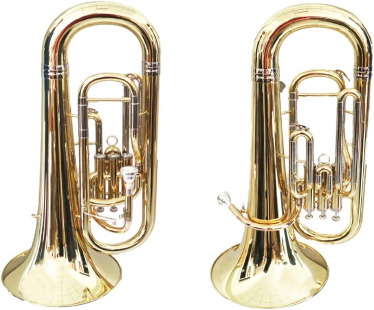 Dual Purpose Euphonium In Bb Key Dedicated To Playing And Practicing Euphonium All-brass Instrument