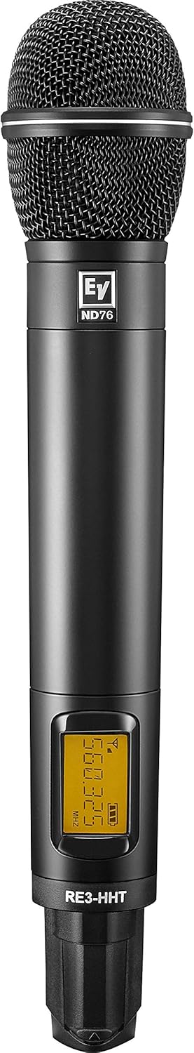 Electro-Voice RE3-HHT76-5H Wireless Handheld Microphone with ND76 Head, 560-596MHz