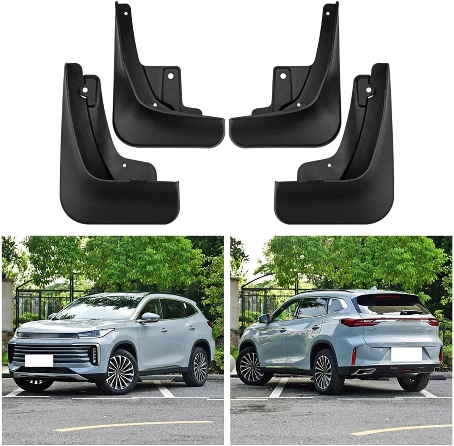 Mudflaps Fender Compatible For Chery Exeed TXL 2021-2024 Mud Flaps Splash Guards Front Rear Wheels Fender Car Accessories 4Pcs