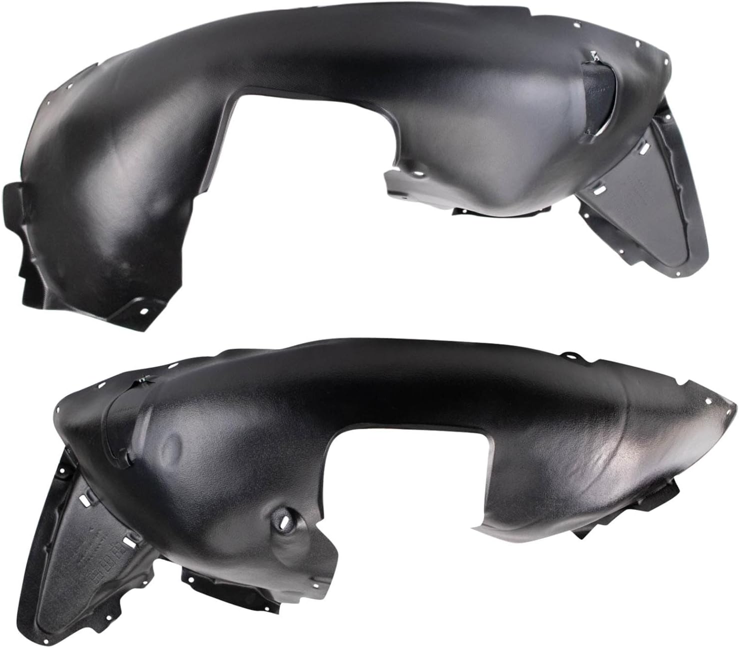 TRQ Front Inner Fender Liner Set Compatible with 2012-2015 Volkswagen Passat VW1248123 VW1249123