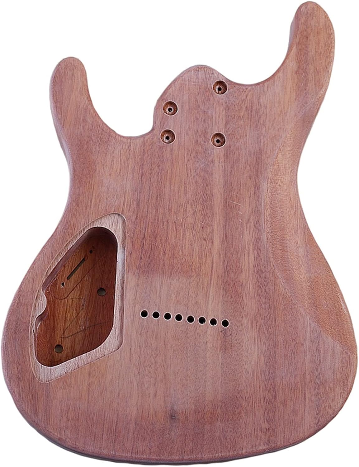 8 String Electric Guitar Body Top Guitar Barrel Okoume Wood Body for Electric Guitar DIY Guitar Kit