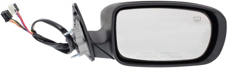 For Dodge Charger 2015 16 17 18 19 2020 Door Mirror Passenger Side | Power | w/Heated Glass | w/Memory | Paint To Match | Replacement For CH1321397 | 191275478677, 1NJ52DX8AF
