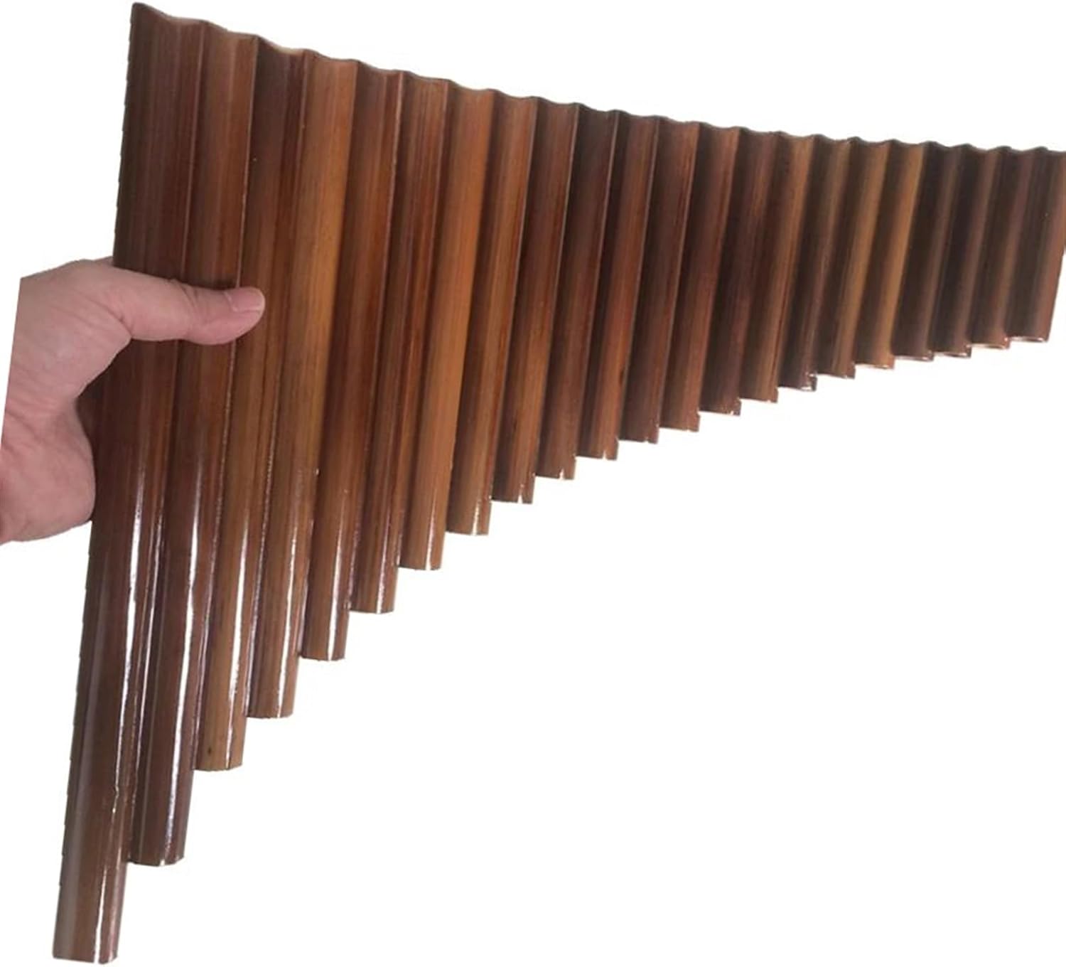 Handmade 22 Pipes PanFlute Professional Woodwind Flute Panpipes G Key Musical Instrument With Black Bag