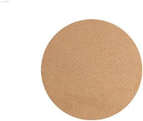 Natural Cork Round Bulletin Board Set,Self-Adhesive Office Boards,for Office Wall Tidying, Photo Displays, DIY Craft Projects,Rustic Décor,Thickness:8mm-10PACKS(Size:20cm,Color:Natural Wood Color)