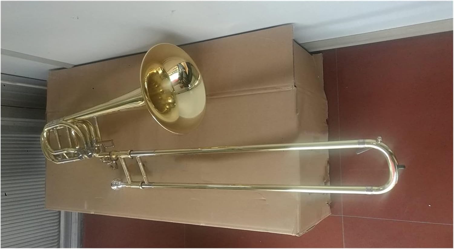 Student Trombone High Grade Gold Lacquer Brass Body Bass Trombone Trombone Kit