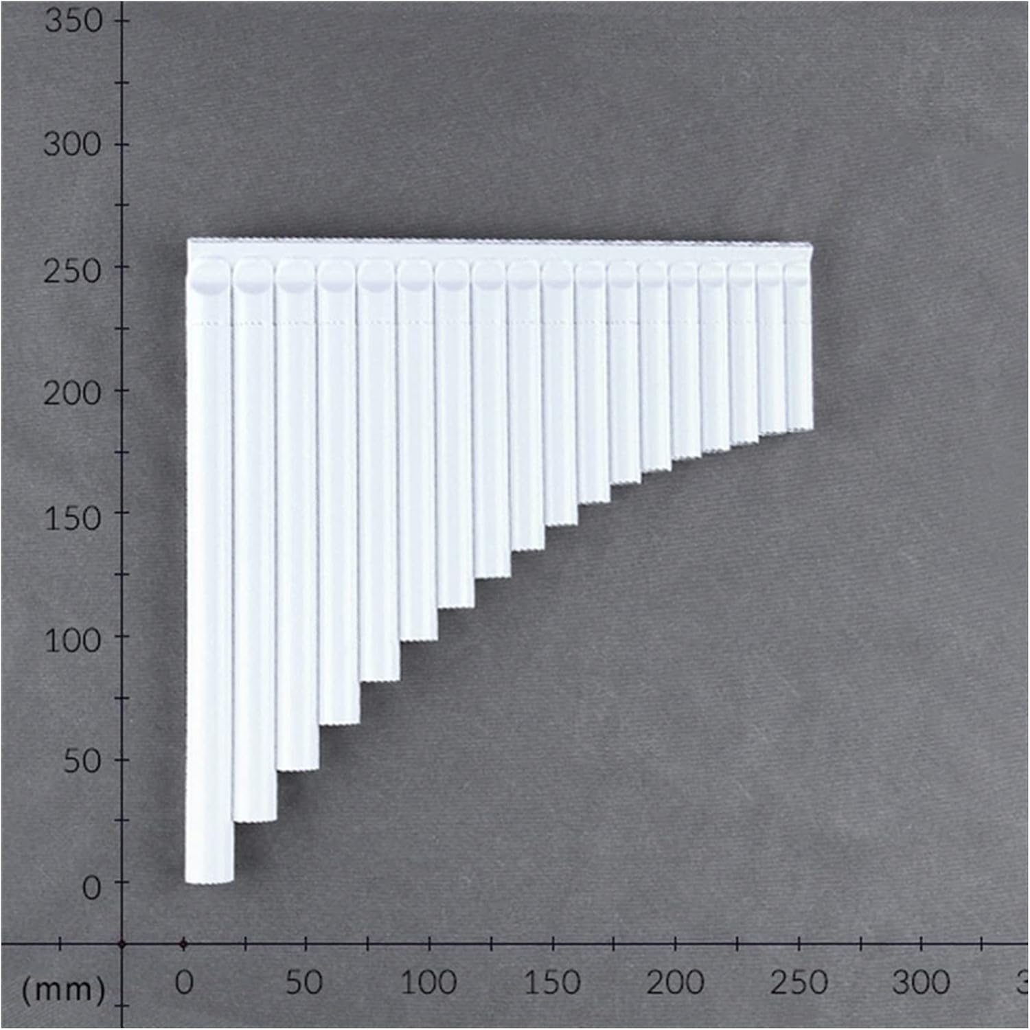 18 Pipes C Key Pan Flute Pan Pipes Woodwind Instrument Bamboo Pan Flute (Color : White)