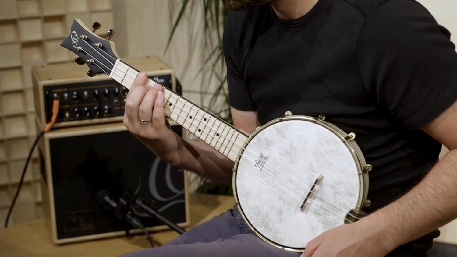 Banjolele Series Left-Handed Acoustic-Electric Banjo-Ukulele w/Bag