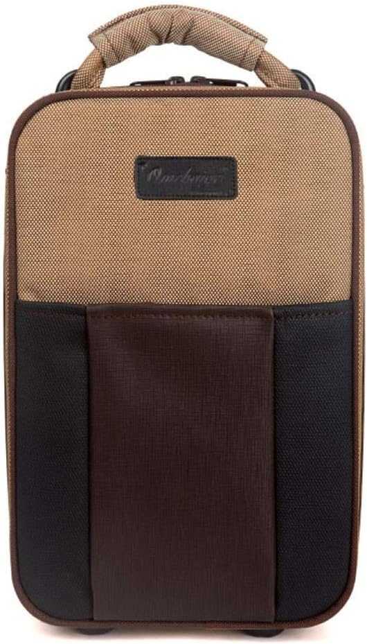 Portable OBOE Bag Waterproof Moisture-proof Double Shoulder Straps Oboe Case Fall-proof Woodwind Instrument Box Single Pack Standard Size Anti-scratch Oboe Cover (Brown Color)