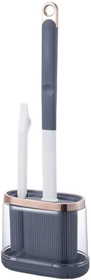 Toilet Brush Wall Mounted Household Toilet Brush, Toilet Brushes with Holder, Bathroom Supplies Toilet Accessories Deep Cleaning
