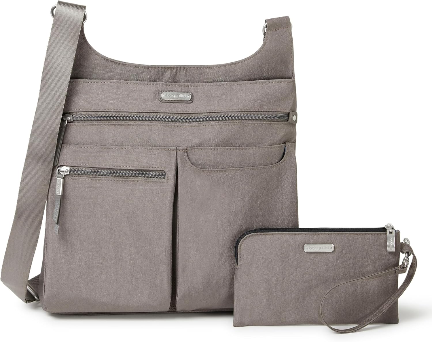 Baggallini On Track Crossbody with RFID Phone Wristlet