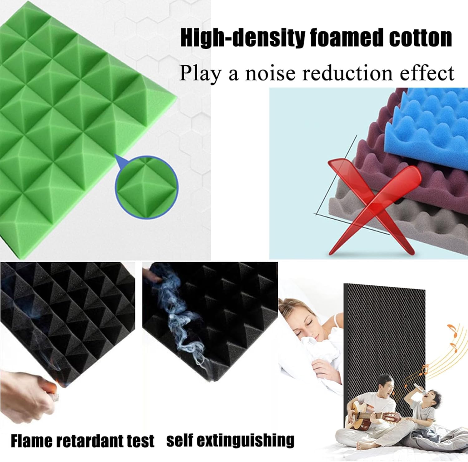 Portable Recording Studio, Microphone Isolation Booth, Desktop Soundproof Enclosure, for Studio Recording Singing (Red)