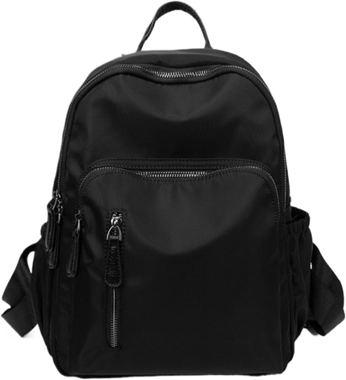 Women Fresh Backpack For Women Lightweight Nylon Travel Anti-theft Backpack Daily Casual Commuting Bag(Black)