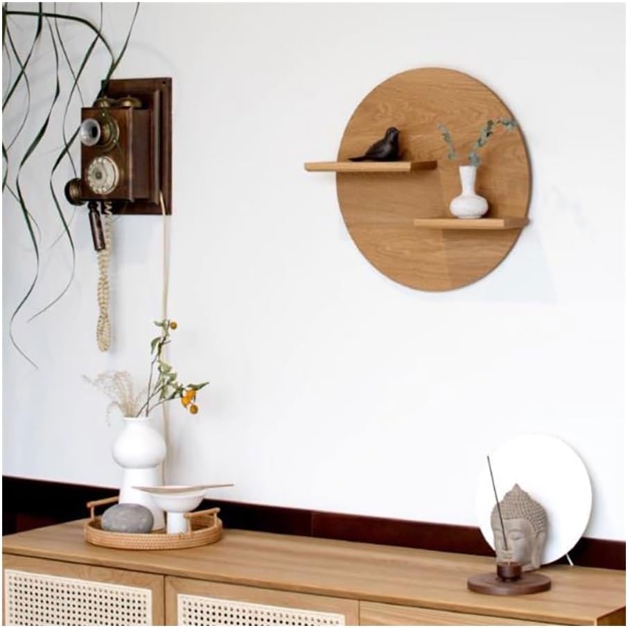 Shower Shelf, Solid Wood Floating Shelf 2 Tiers, Wall Bedroom Living Room Wall Mount Shelf Modern Farmhouse Shelves Storage Rack Floating Books Shelf Home Decor