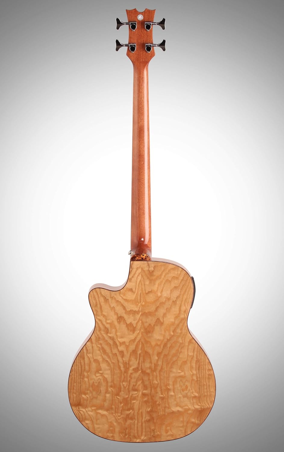 Dean EQA Exotica Quilt Ash Acoustic-Electric Guitar, Gloss Natural