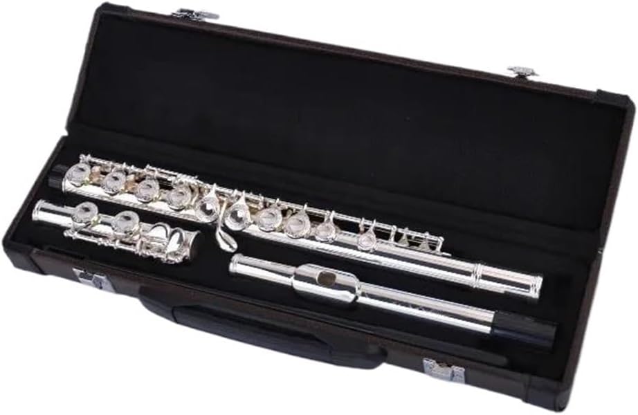 Silver Plated Flute Woodwind Instrument