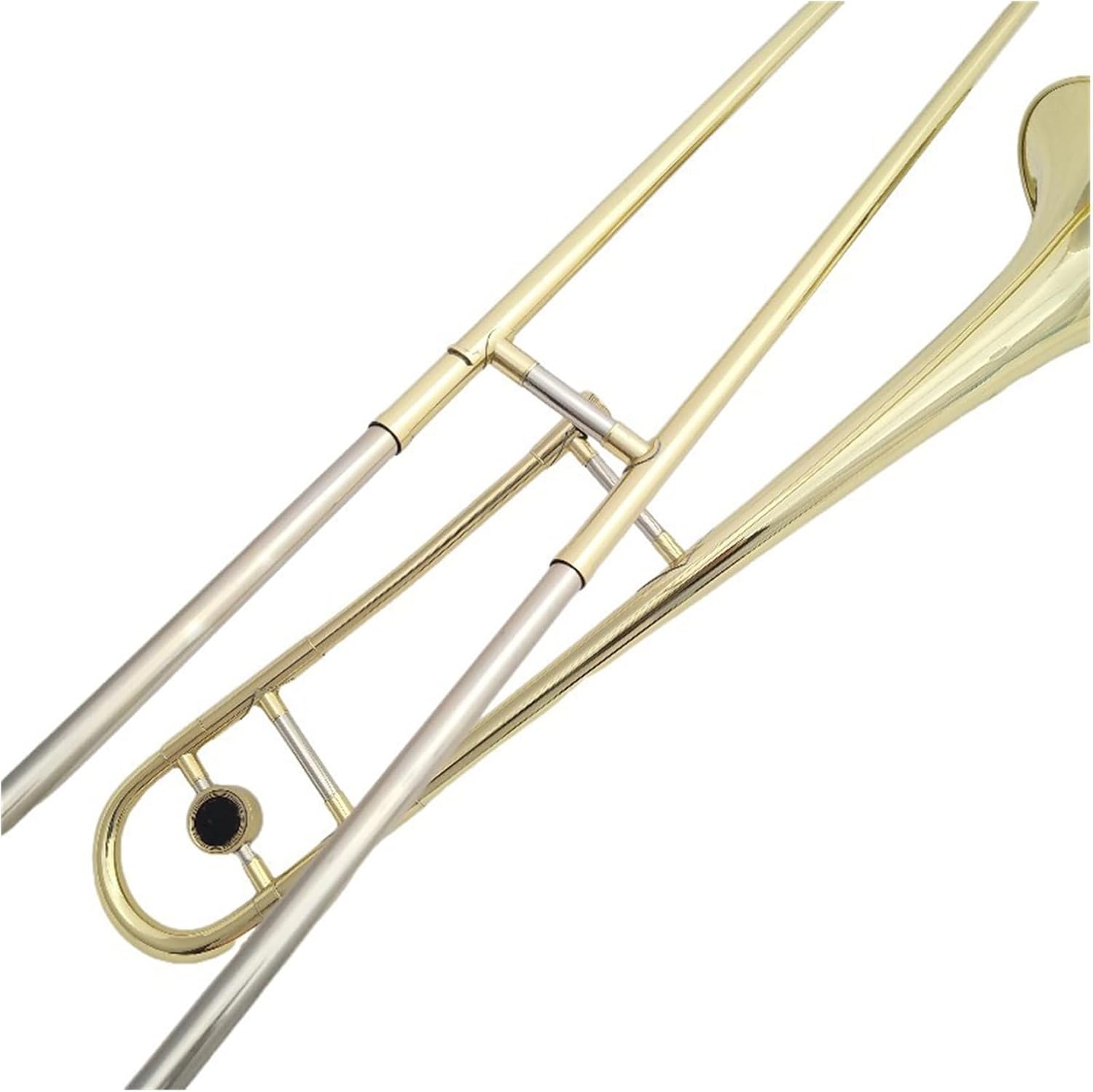 Adult Trombone Instrument Alto Trombone Instrument In B Flat Lacquer Gold For Adult Playing Practice