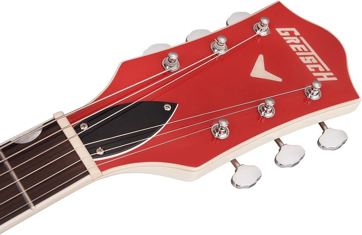 Gretsch G5410T Limited Edition Electromatic Tri-Five Hollowbody Electric Guitar - Fiesta Red on Vintage White