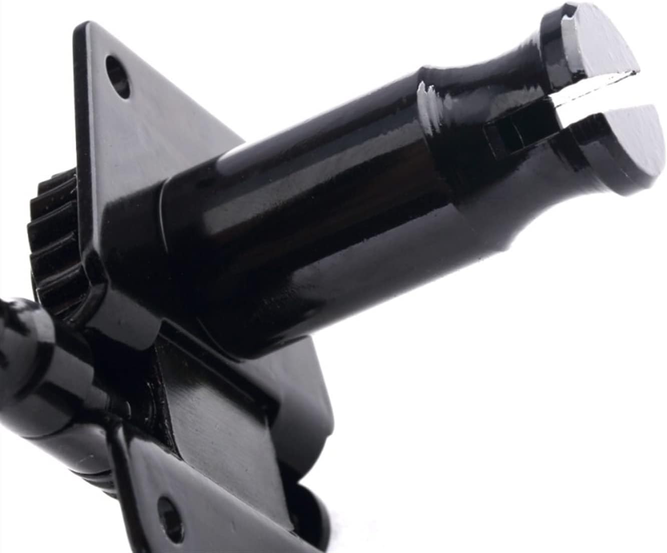 2R2L Open Gear Bass Tuners Tuning Pegs Keys Machine Heads Set, Black (4 Pieces) Guitar Machine Head Tuners