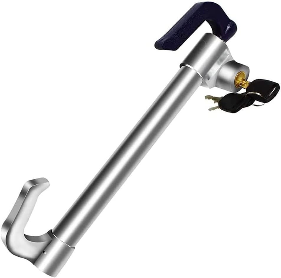 Car Steering Wheel Lock, Car Pedal Lock, Car Lock Anti-Theft Device Retractable Steering Lock, Fit for Cars, Trucks