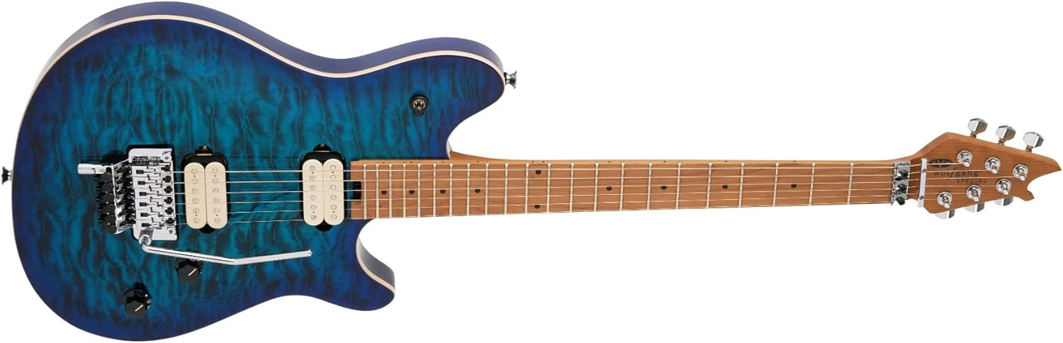 EVH Wolfgang Special QM Electric Guitar - Chlorine Burst with Baked Maple Fingerboard