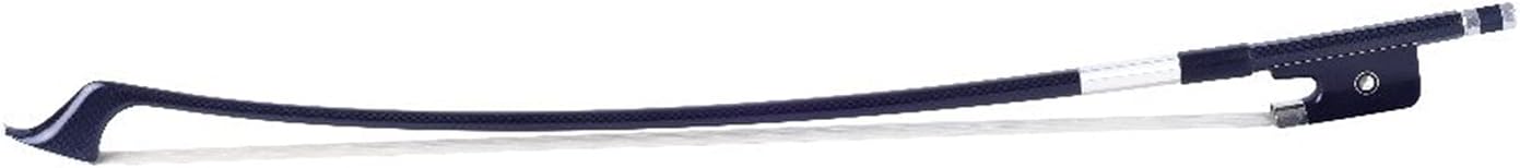 TSTS Upright Bass Carbon Fiber Bow French Style for Student Black Color Full Size Violin Bow