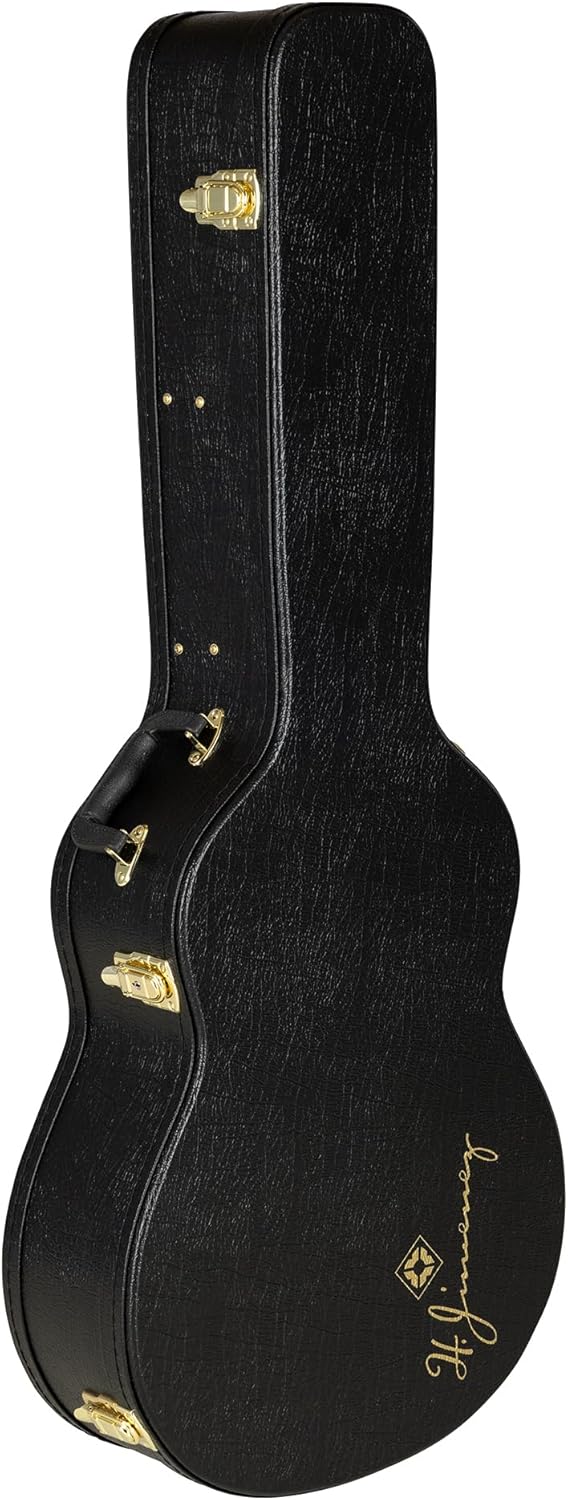 H. Jimenez Glossy Turquoise Sparkle Painted Top Bajo Quinto Cutaway Electric With Hard Wood Case (LBQ1GXE-CN)