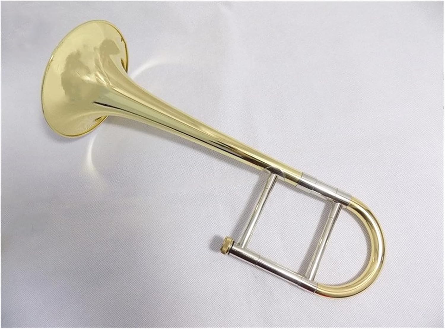 Student Trombone Pistons Trombone F Key with Case Mouthpiece Yellow Brass Lacquer Wind Musical Instruments Trombone Kit