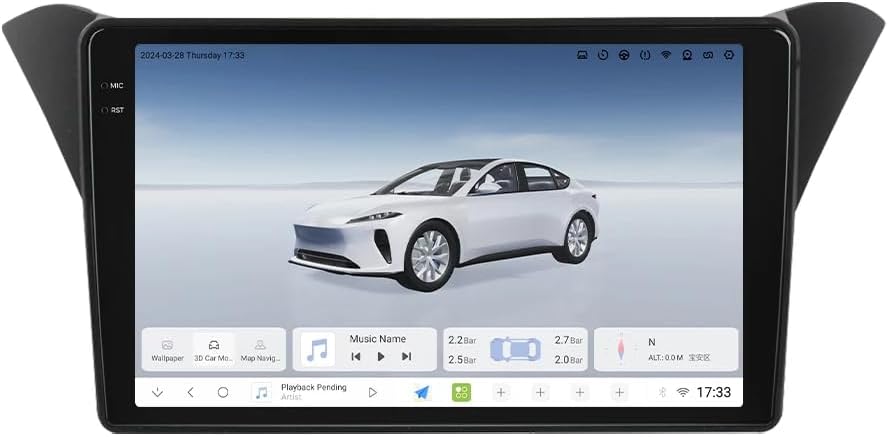 MekedeTech DUDUAUTO DUDU6 Android 13 Car Stereo for Hyundai Rohens Coupe Genesis Coupe 2012 9.5 inch Carplay Touch Screen Car Head Unit Replacement,8G RAM 256GROM