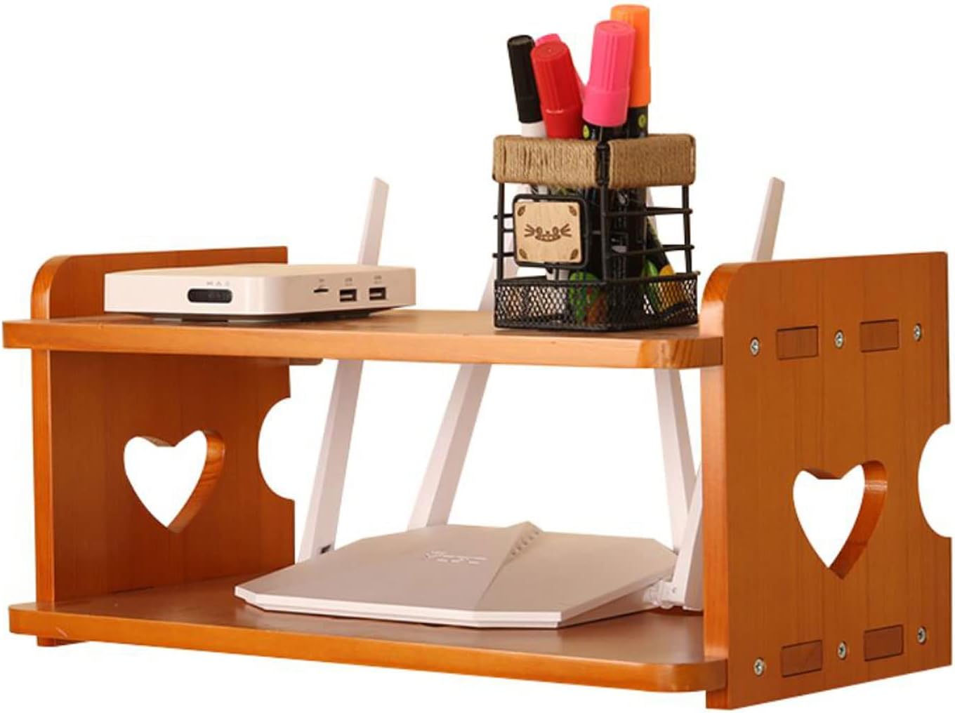 Wall mounted TV Shelf Wall Shelf Floating Shelf TV Stand Media Console Unit Entertainment Centre Bedroom Living room Office Set-top box Router Storage Shelf Goods Rack Wall Mount Corner Shelves