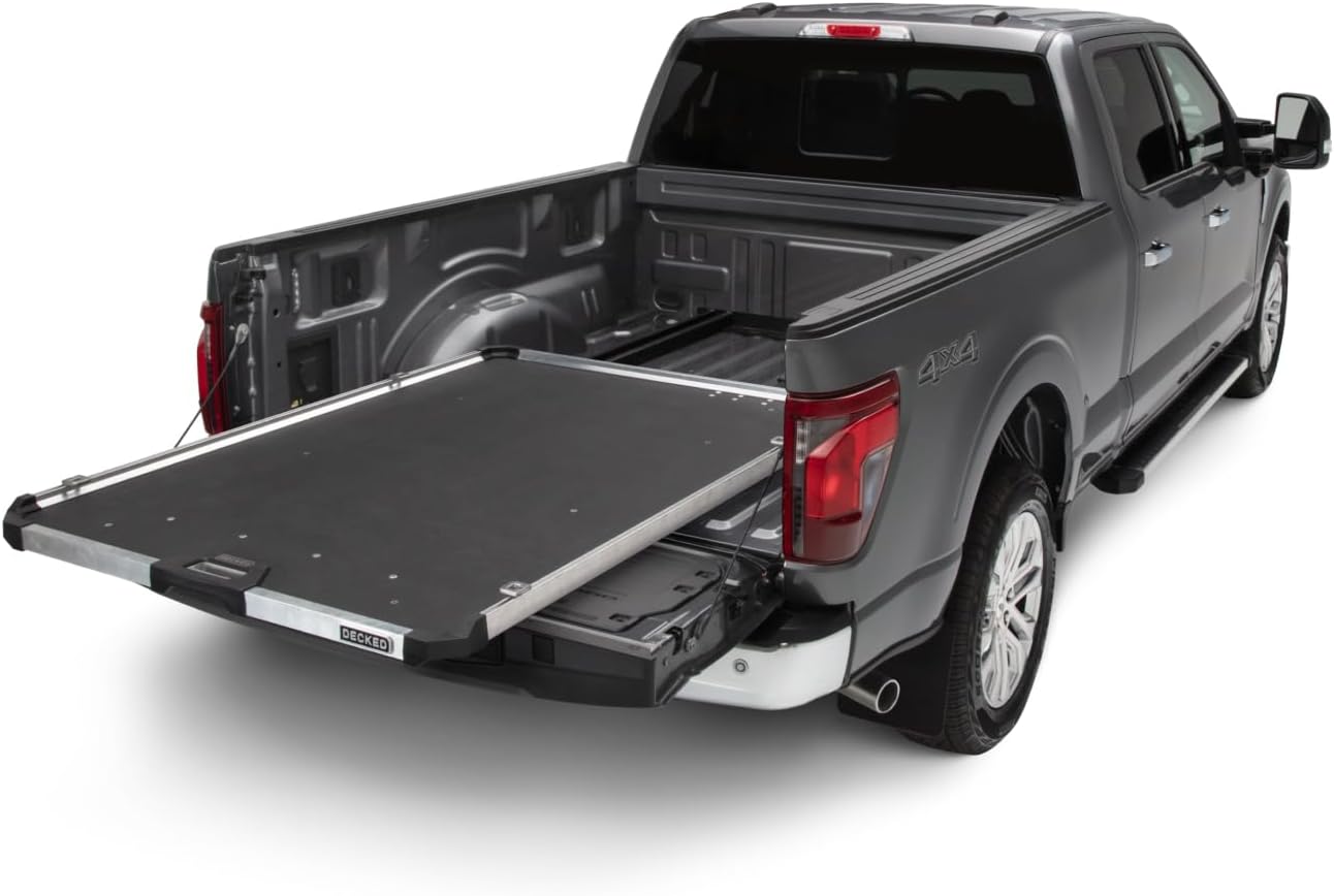 CargoGlide Truck Bed Slide – 1500 lb Capacity, 75% Extension – Heavy-Duty Pickup Cargo Slide for Easy Bed Access – Compatible with CargoGlide 1500/75% / 48