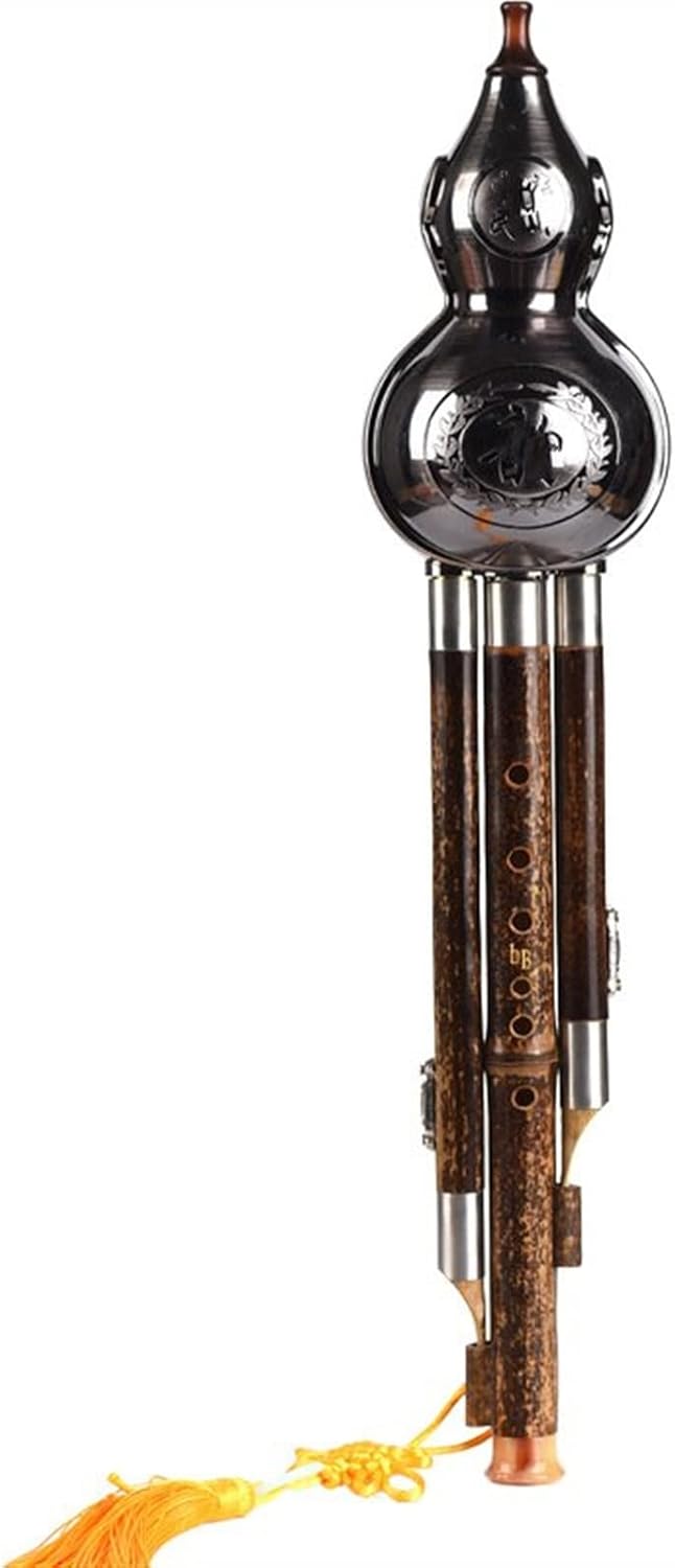 FLFL Hulusi Plastic Cucurbit Three-Tone Detachable Cucurbit Wind Instrument (Color : Small d)