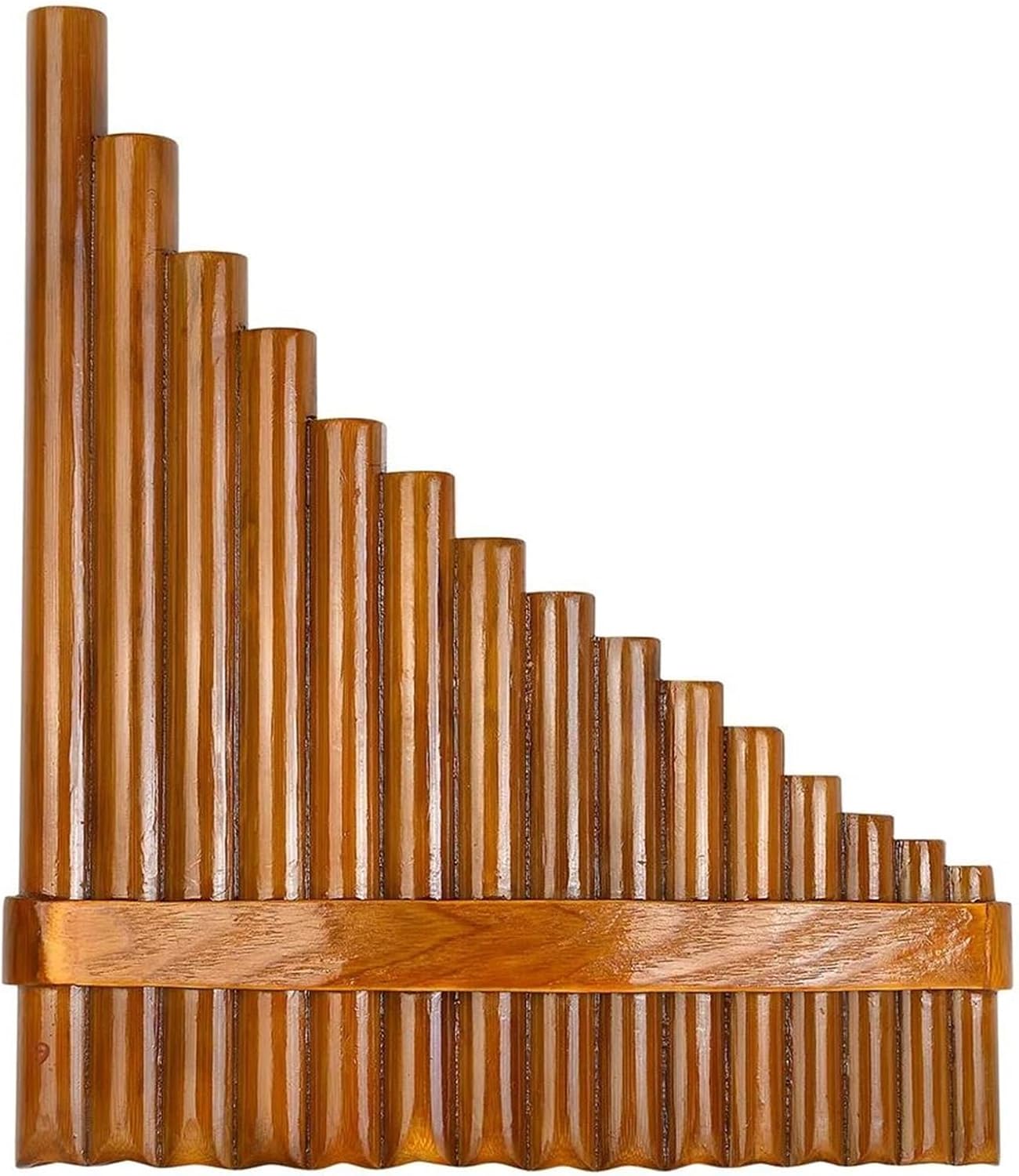 VBDEFRT Pan Flute Musical F-key Woodwind Professional Smooth Surface Traditional Compact Accessory