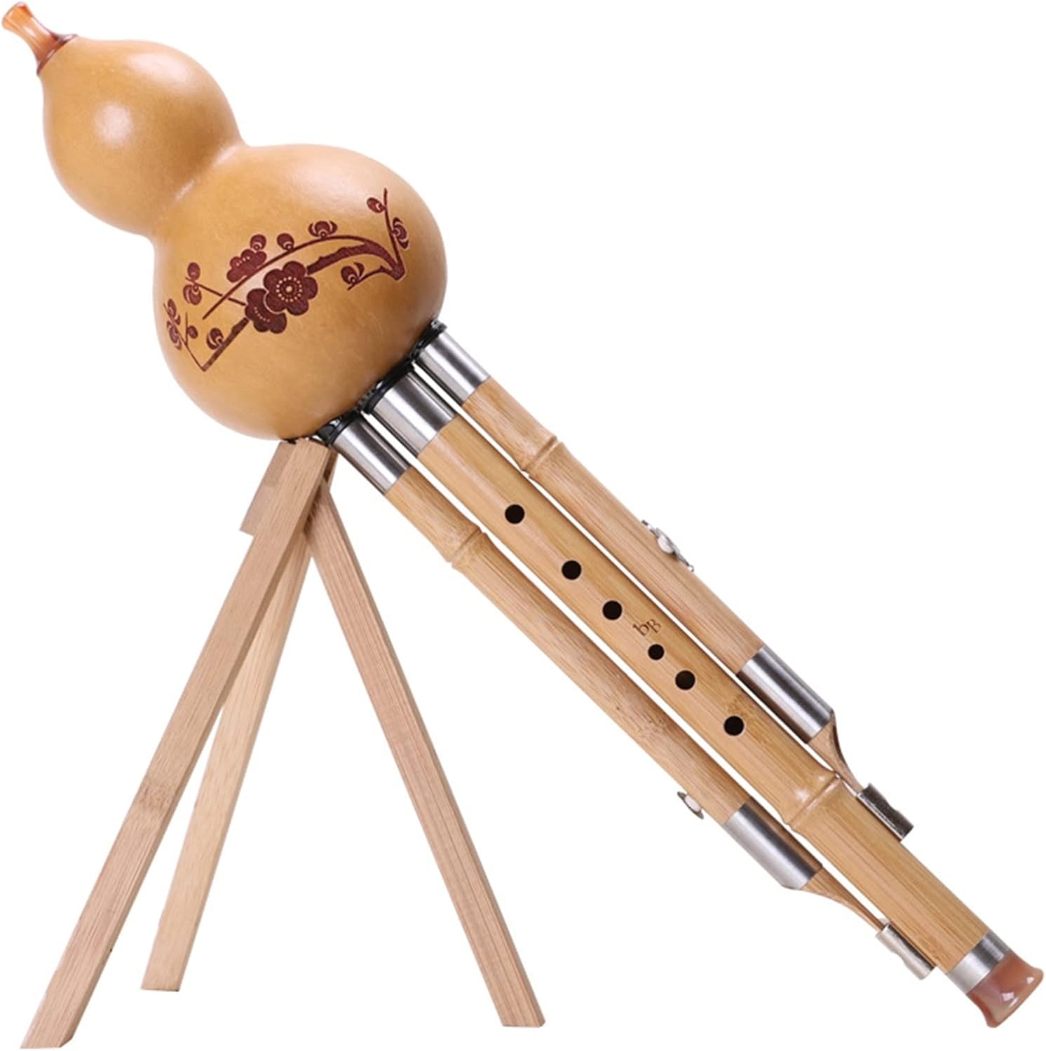 FLFL Hulusi Hulusi Musical Instrument C, B, G/F/D, Students, Beginners, Adults, Self-Study (Color : D Key)