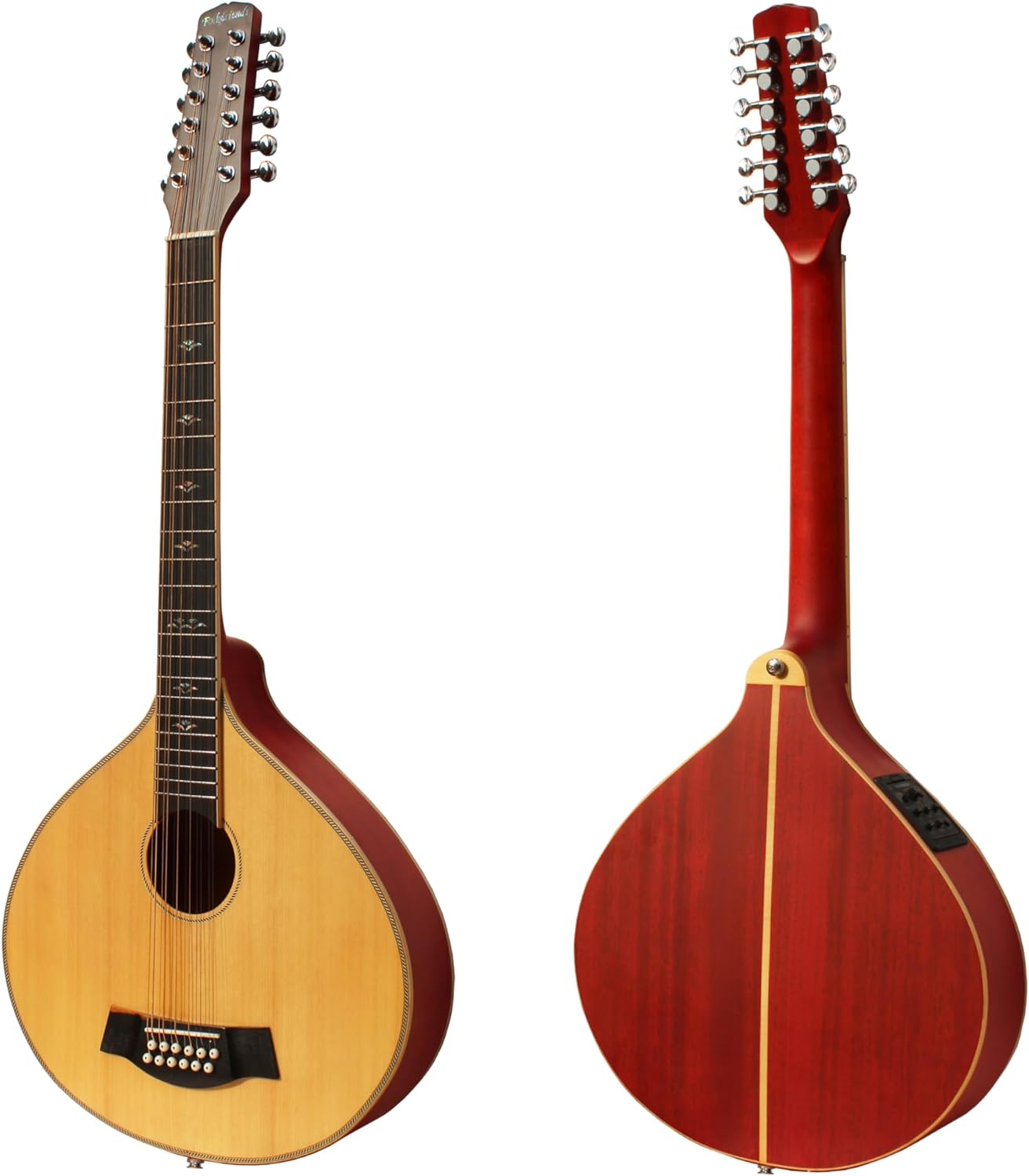 Batking Bouzouki, 12 Strings Bouzouki Guitar with EQ (12 Strings)