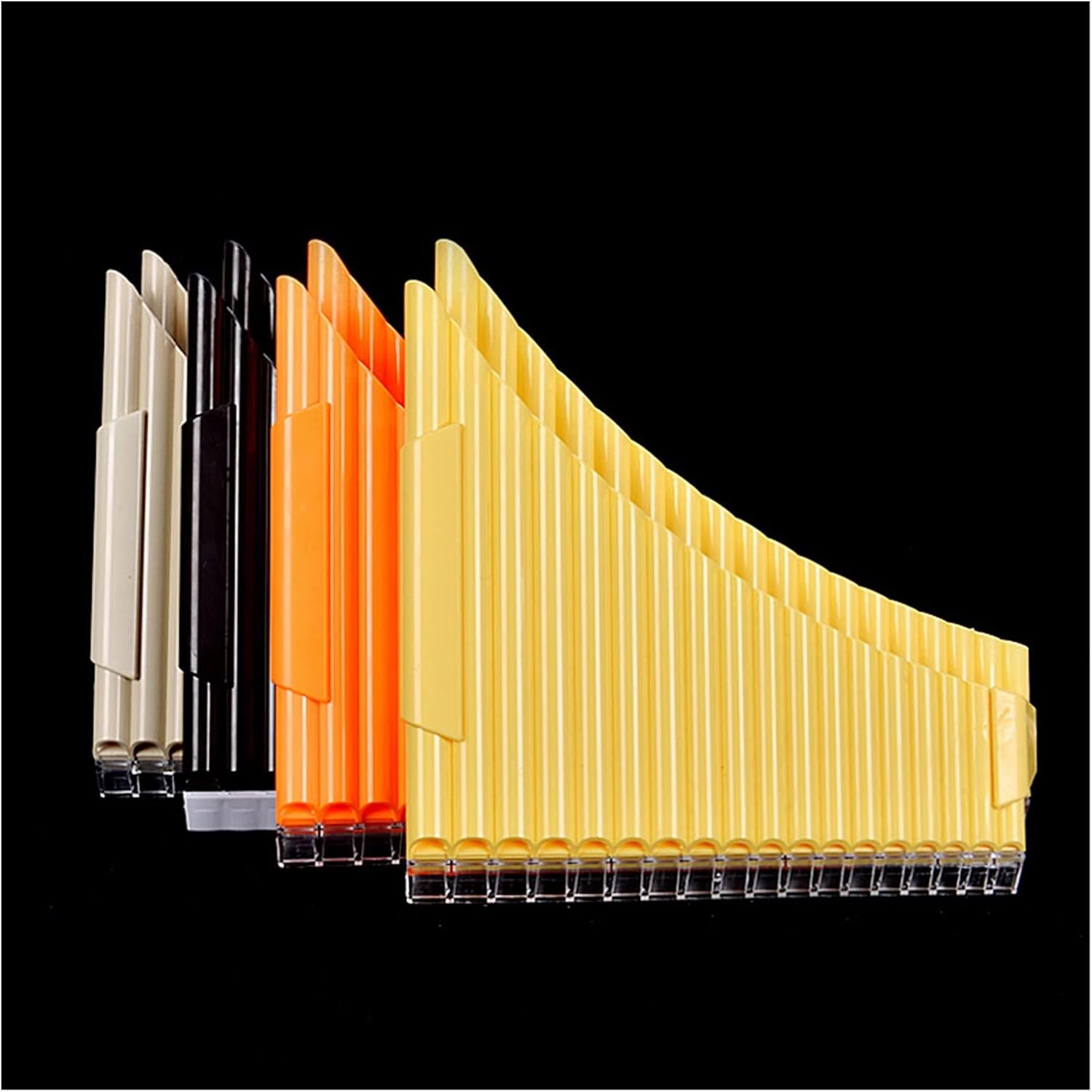 Double Row 36 Pipes Pan Flute Pan Pipe C Key ABS Plastic Traditional Woodwind Musical Instrument (Color : 3)
