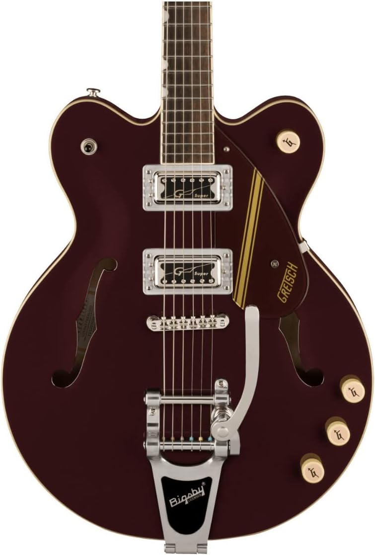 Gretsch G2604T Streamliner Rally II Center Block Double-Cut with Bigsby Laurel Fingerboard 6-String Guitar (Right-Handed, Oxblood)