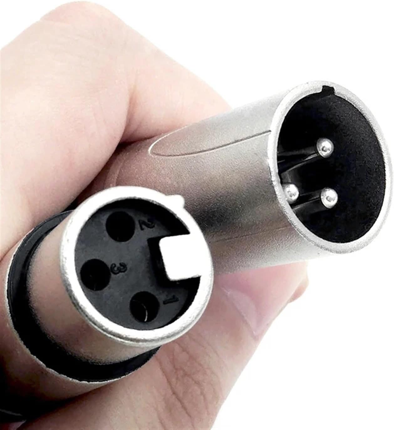 5/10Pcs XLR Connector Audio Microphone 3pin Speaker Connector Male & Female Colour Mic Connector(Orange-S 5PC)