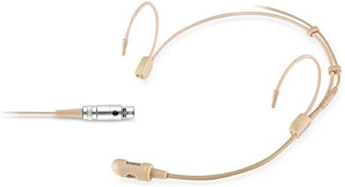 Generic True Diversity 4 Channel Stage Microphone Headset Wireless for Professional Theatre Singing Stage Performance 4 Beltpack 4 Cardioid Condenser Headworn Mics, Long Range 490ft, Auto Scan, Black