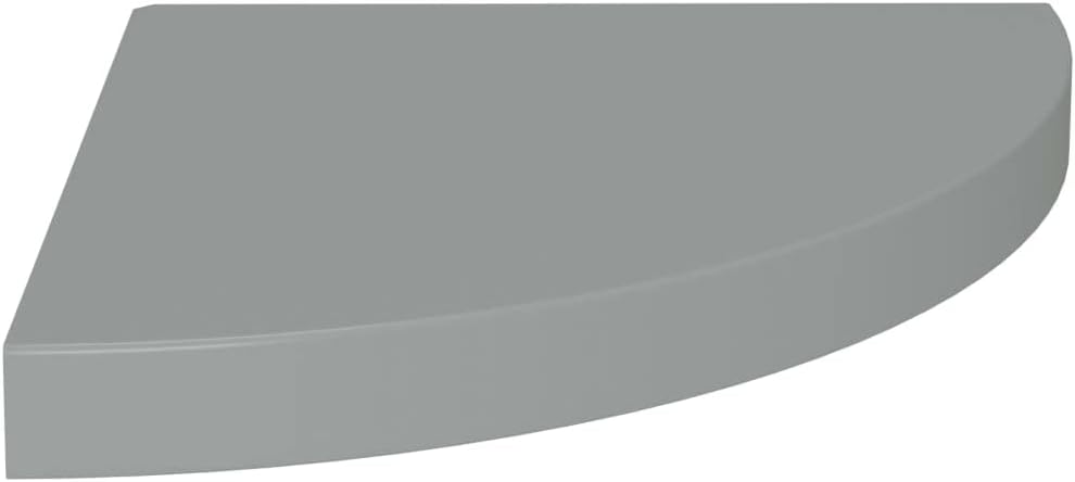 Floating Corner Shelves 2 pcs Gray 13.8
